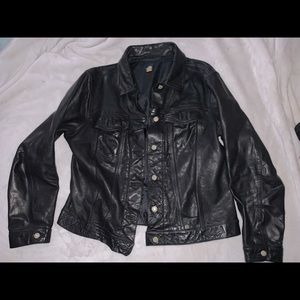 Leather Gap “Jean” Jacket